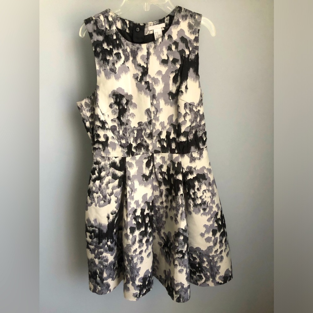 Print semi formal dress